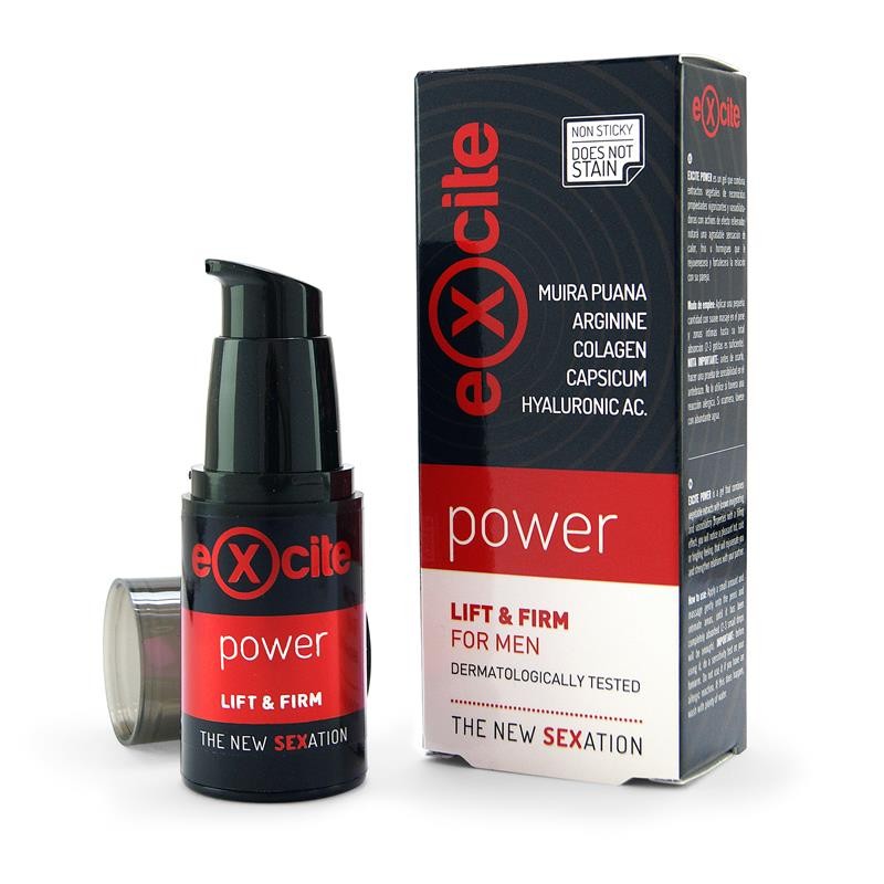 GEL ESTIMULANTE EXCITE MAN POWER 15ML - Lust Sexshop
