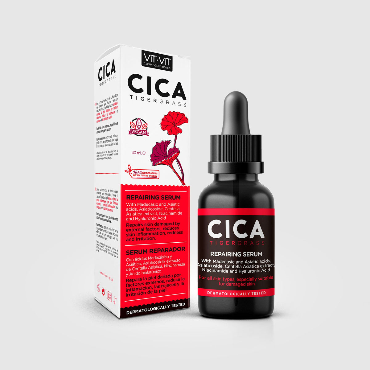 SERÚM CICA TIGERGRASS VIT VIT COSMETICS 30ML