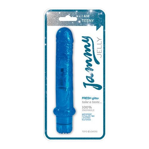VIBRADOR JAMMY JELLY FRESH GLITTER - Lust Sexshop