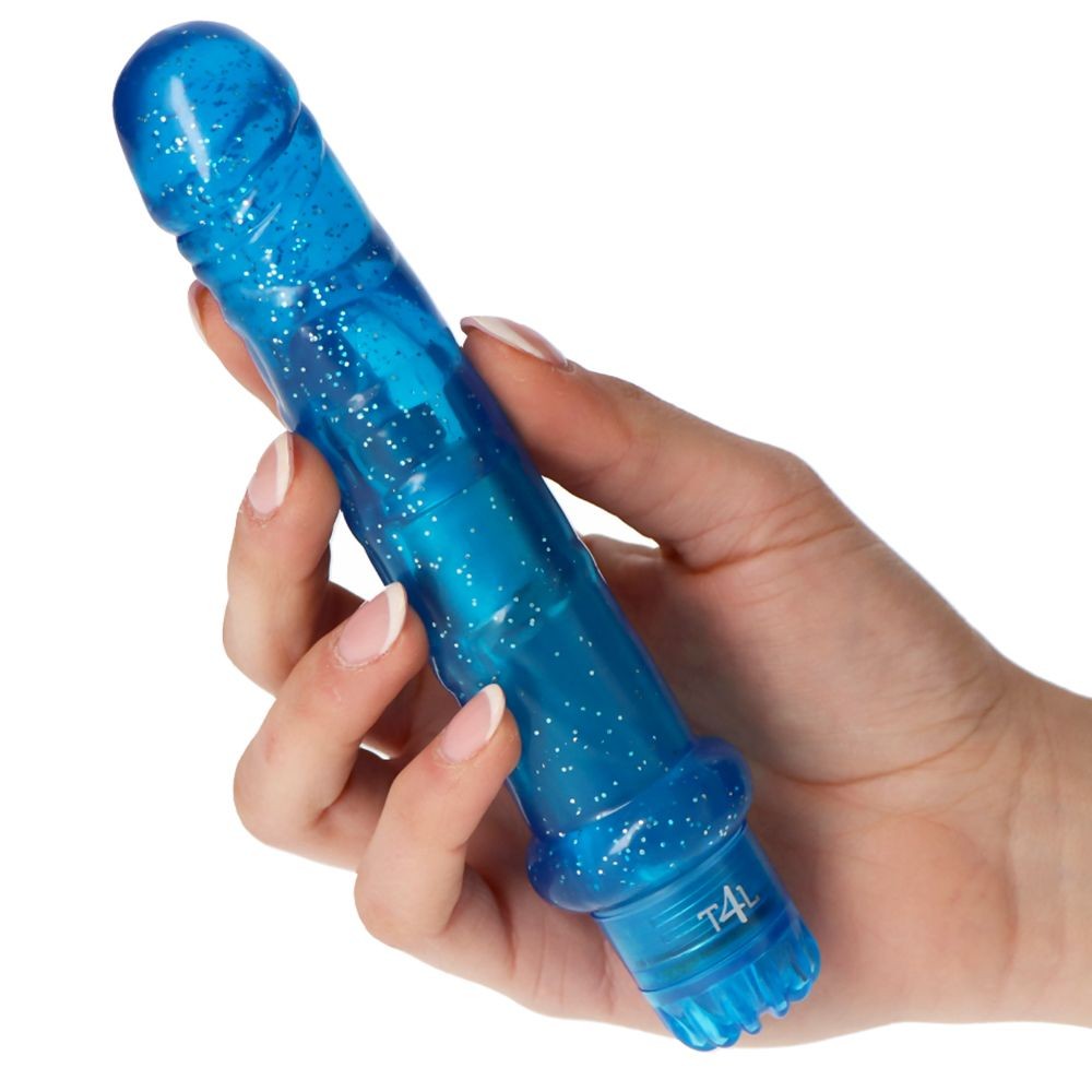 VIBRADOR JAMMY JELLY FRESH GLITTER - Lust Sexshop
