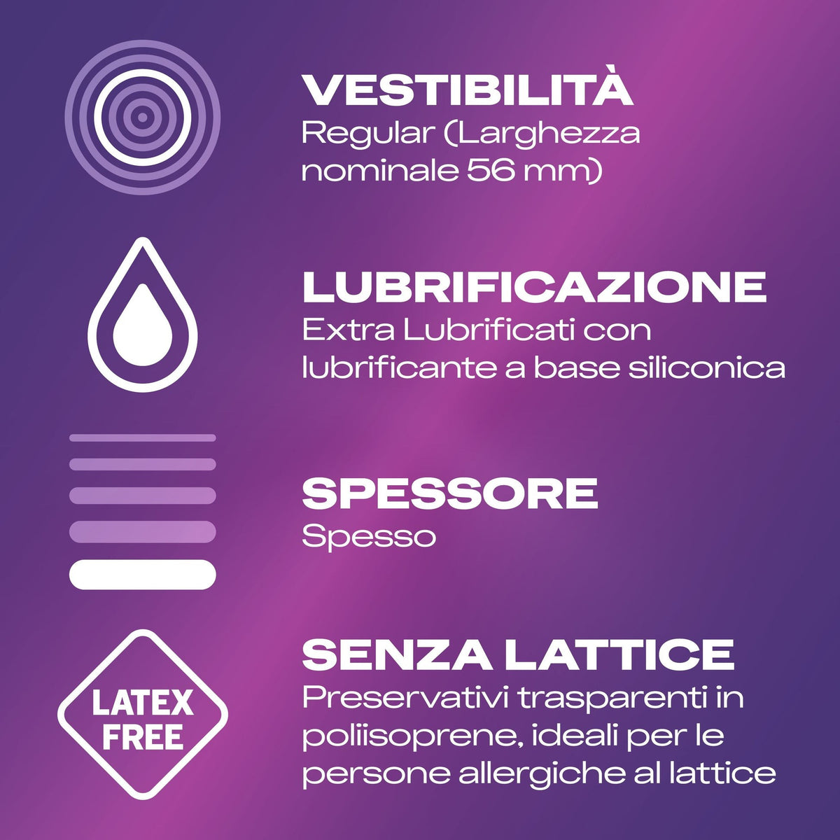 PRESERVATIVOS DUREX NO LATEX 6 UNIDADES - Lust Sexshop
