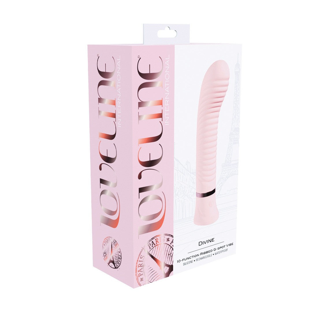 LOVELINE DIVINE RIBBED G-SPOT VIBE PINK