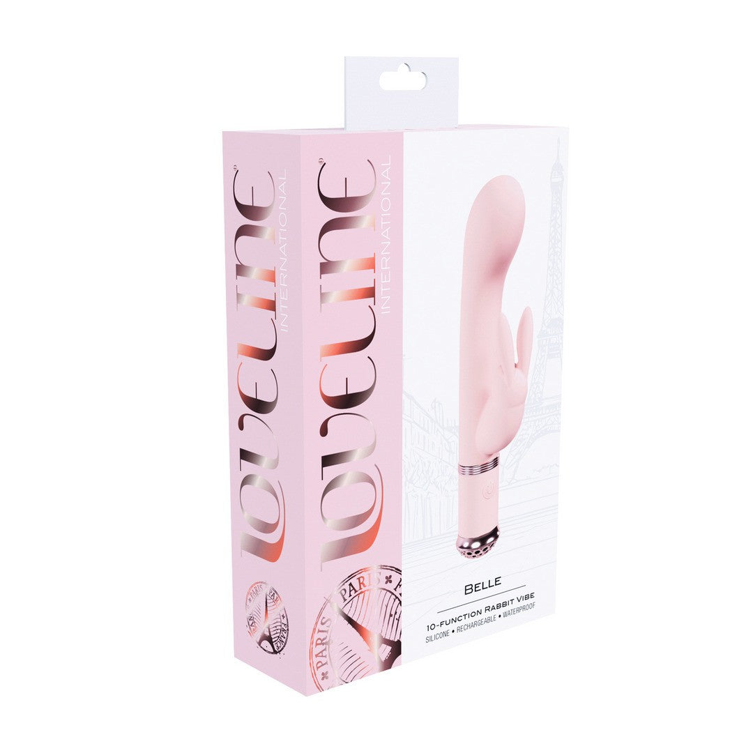 VIBRADOR BELLE RABBIT VIBE ROSA LOVELINE
