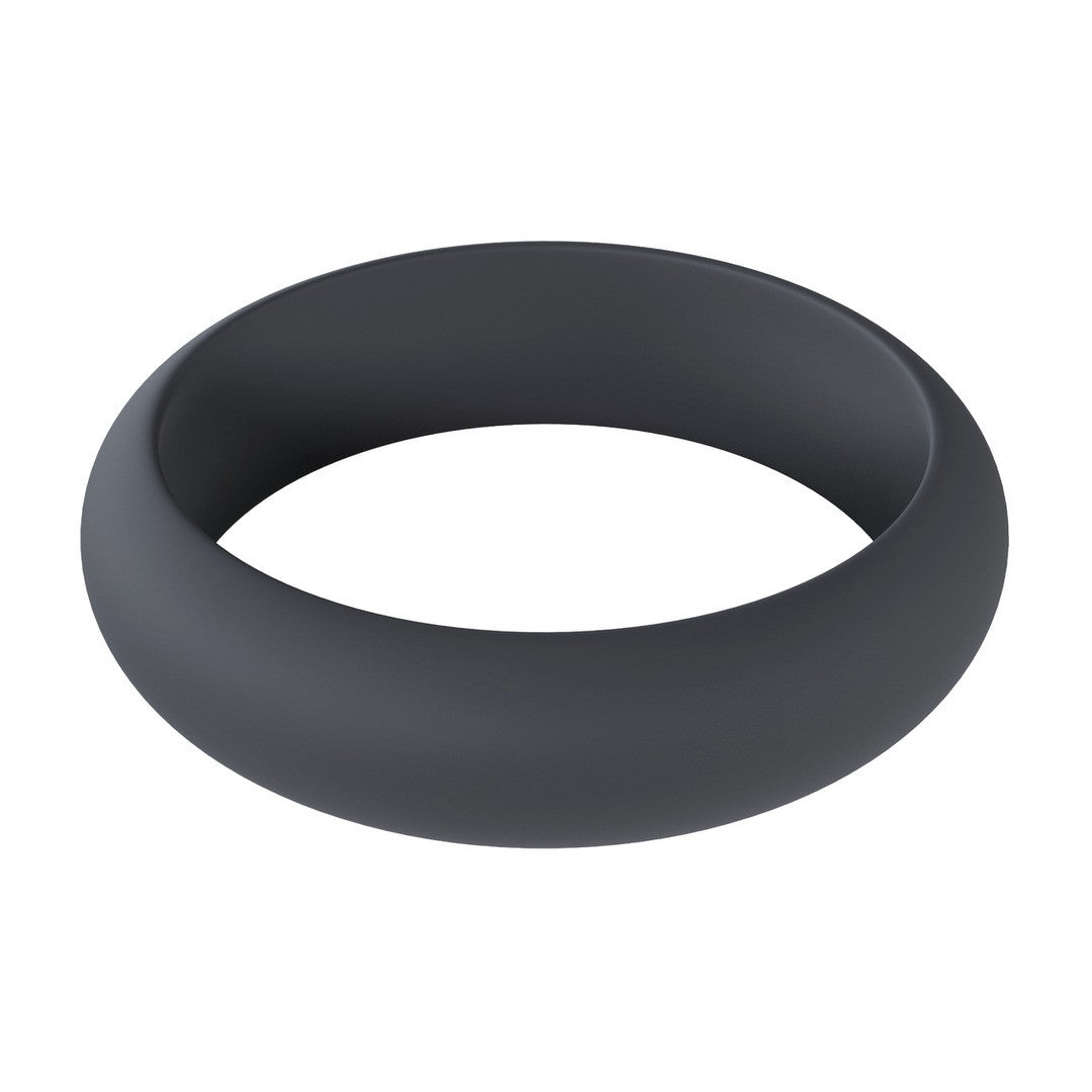 ANEL PARA O PÉNIS EM SILICONE WIDE O XXL 55MM PRETO LEVELZ - Lust Sexshop