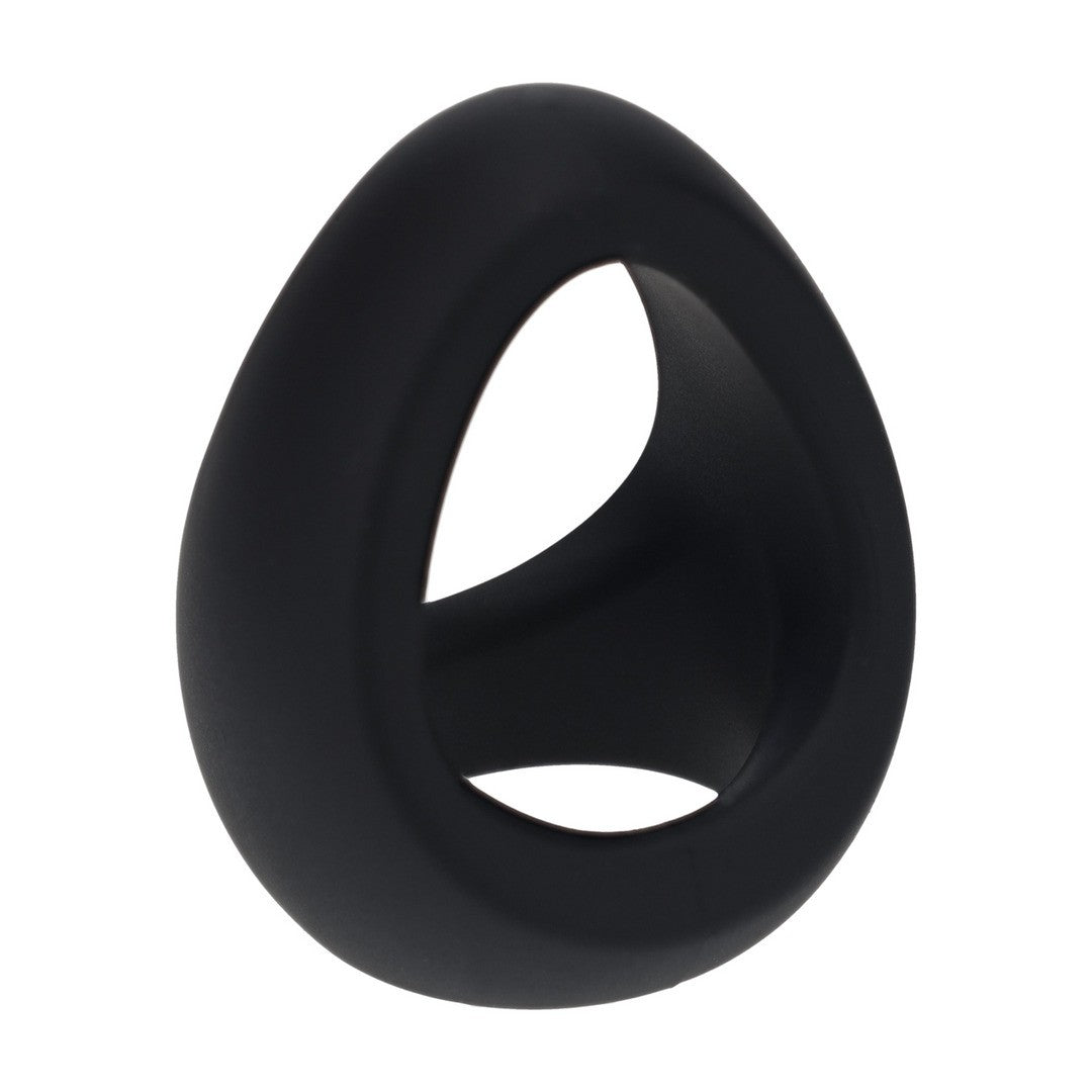 ANEL PARA O PÉNIS EM SILICONE SOFT TRI O PRETO LEVELZ - Lust Sexshop
