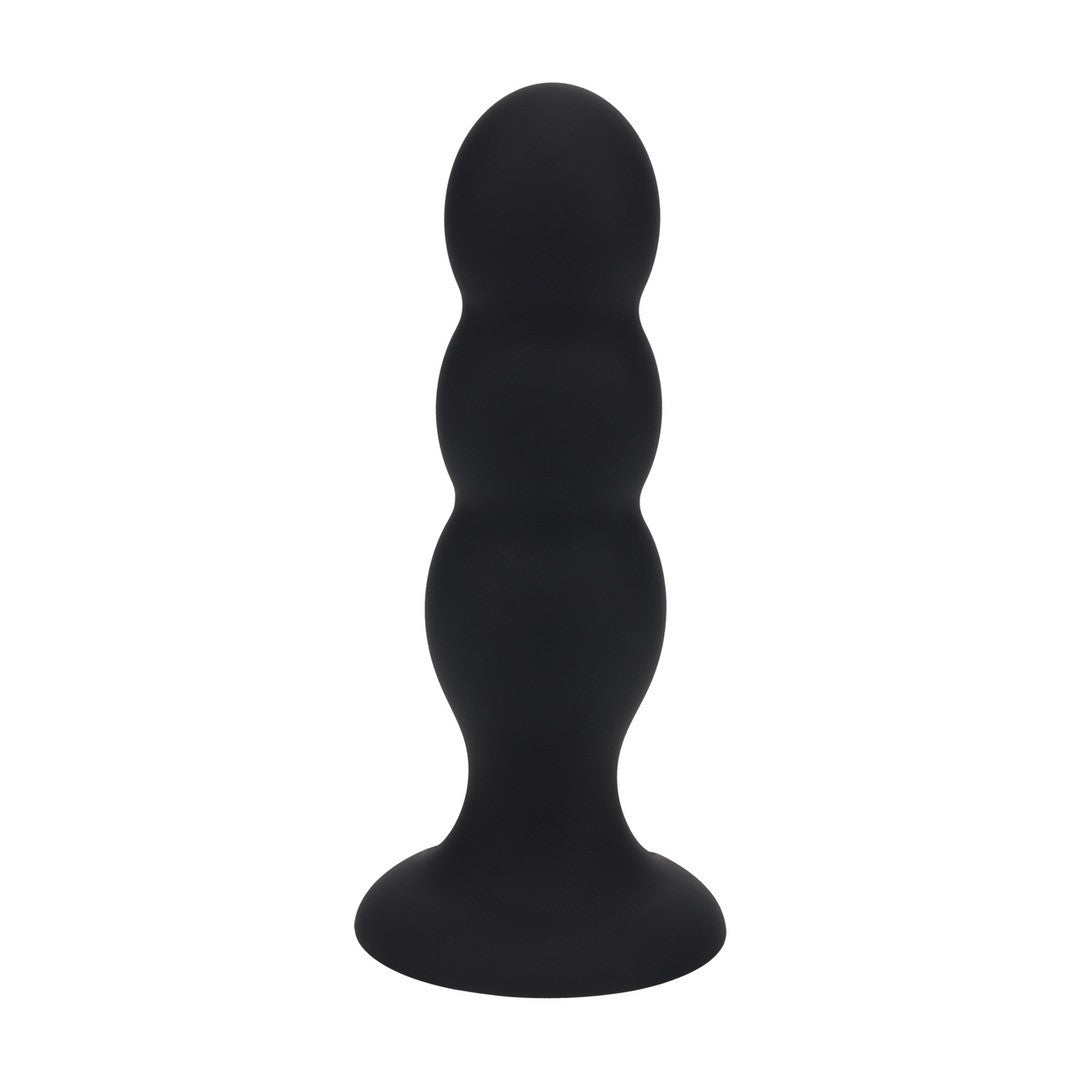 PLUG ANAL DE SILICONA LÍQUIDO TRI RATTLE L PRETO LEVELZ