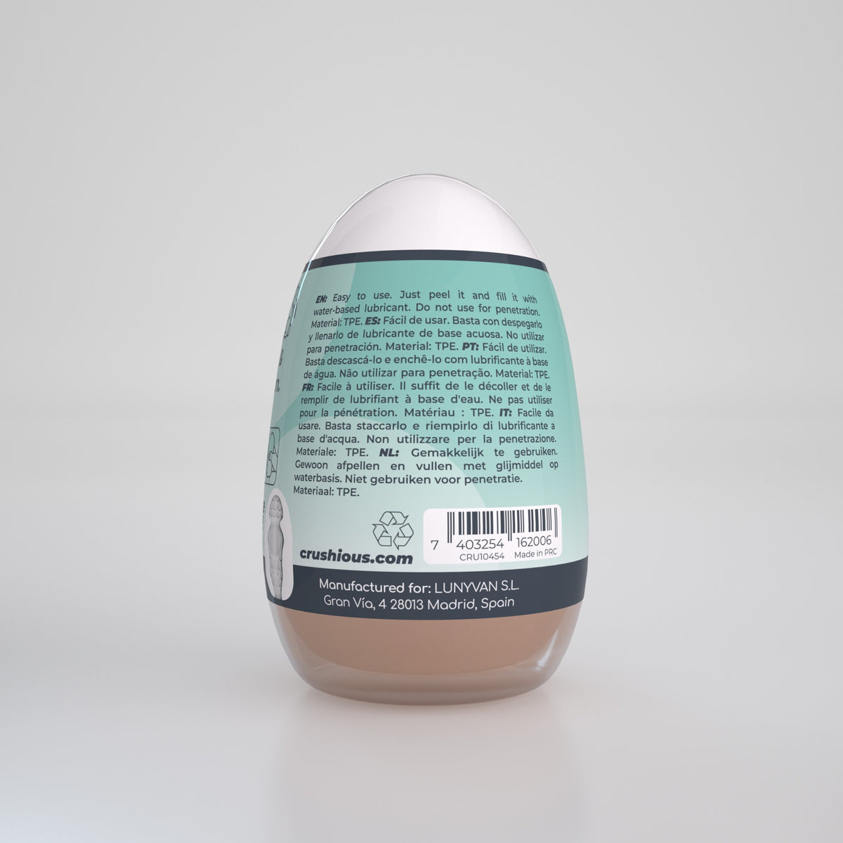 CRUSHIOUS EZY EGG THE NOVICE MASTURBATOR EGG