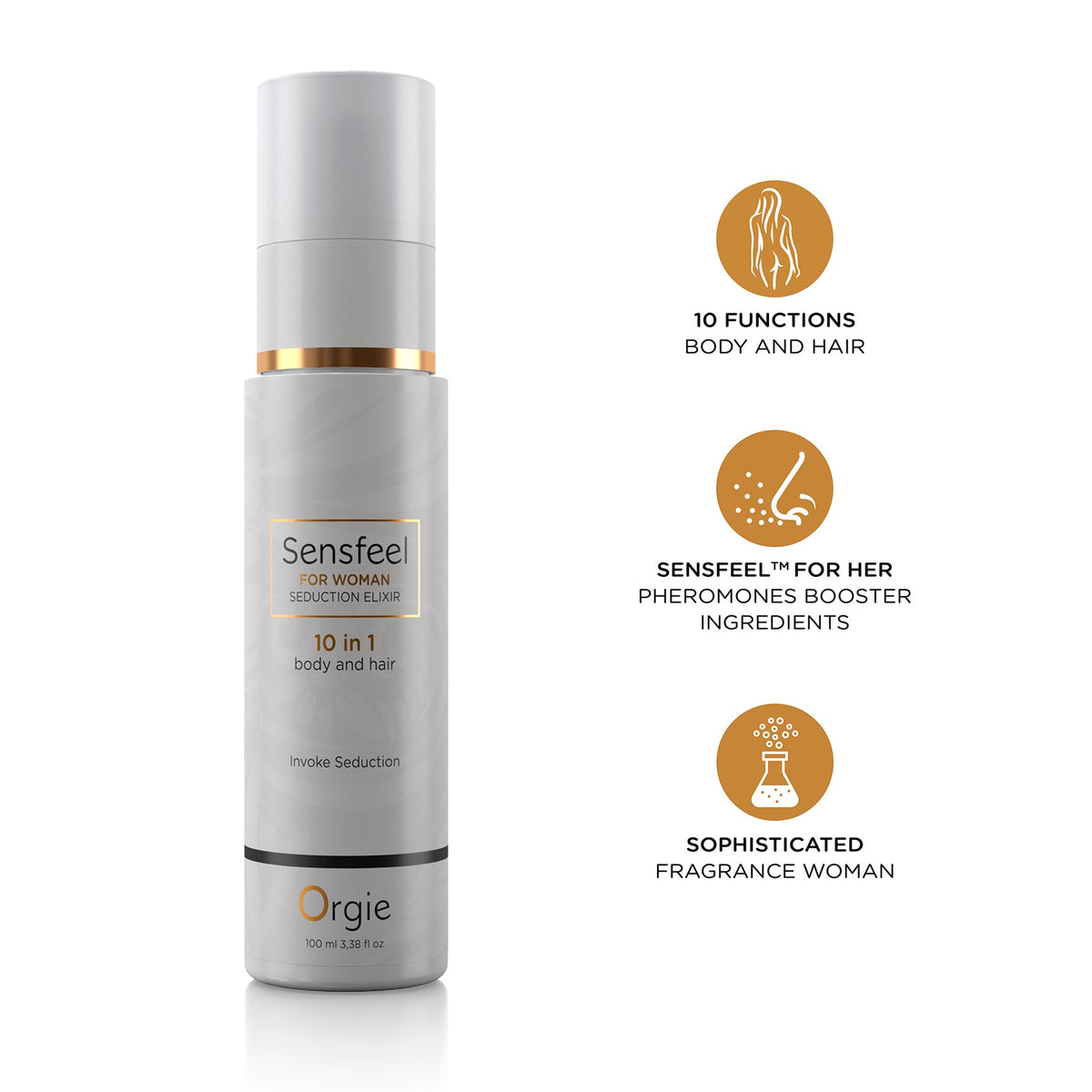 ORGIE SENSFEEL HAIR AND BODY LOTION 10 IN 1 WITH PHEROMONES FOR WOMAN 100ML