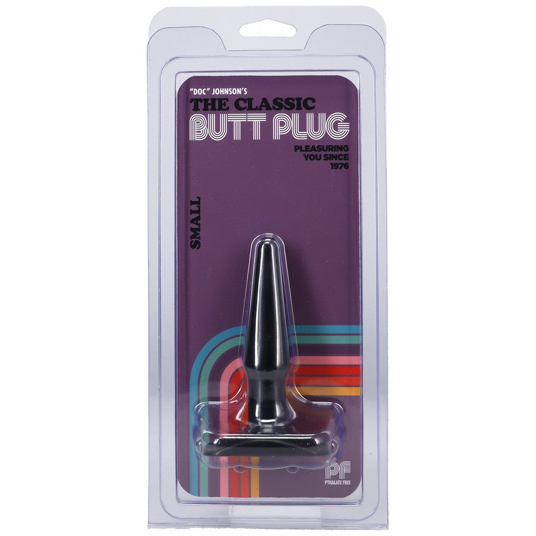 PLUG ANAL DOC JOHNSON CLASSIC BUTT PLUG PRETO SMALL - Lust Sexshop