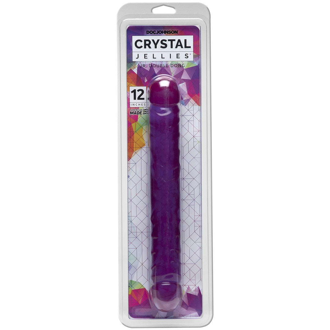 DILDO DUPLO JR. DOUBLE DONG 12'' ROXO - Lust Sexshop