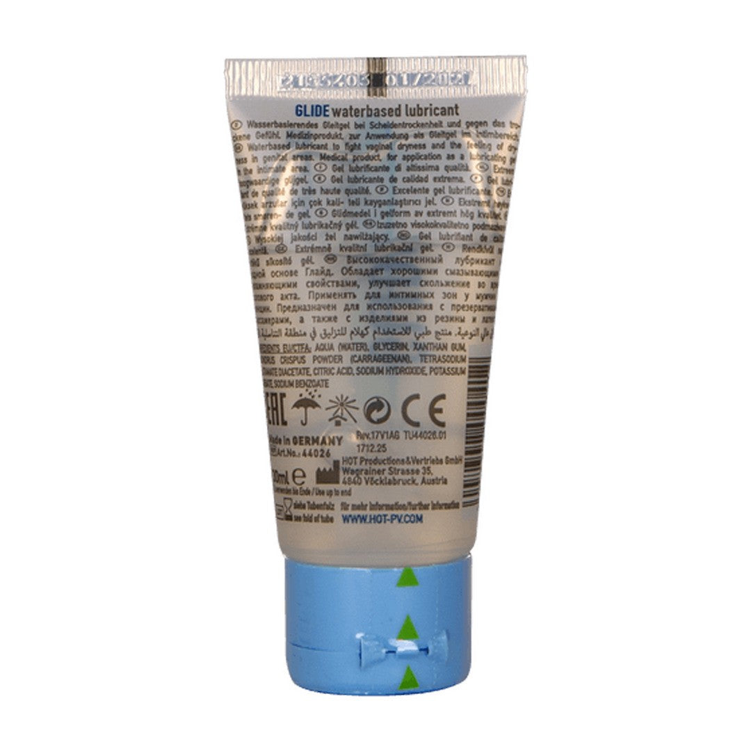 LUBRIFICANTE À BASE DE ÁGUA HOT™ GLIDE 30ML - Lust Sexshop