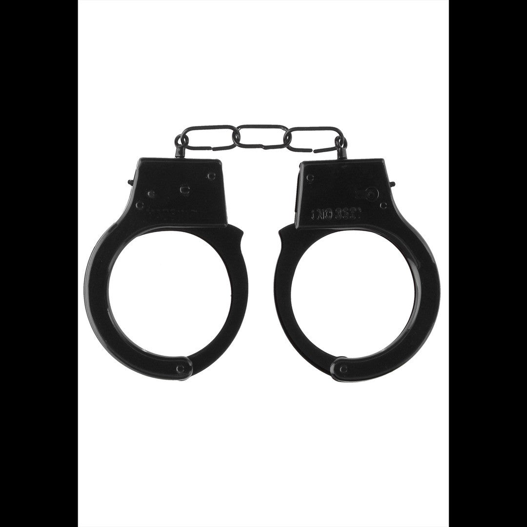 ALGEMAS EM METAL BEGINNER'S HANDCUFFS PRETAS - Lust Sexshop