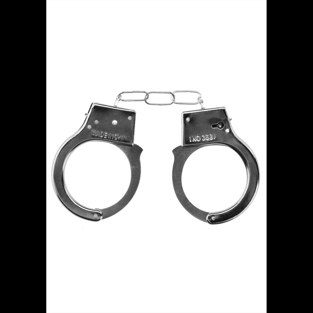 ALGEMAS EM METAL BEGINNER'S HANDCUFFS PRATEADAS - Lust Sexshop