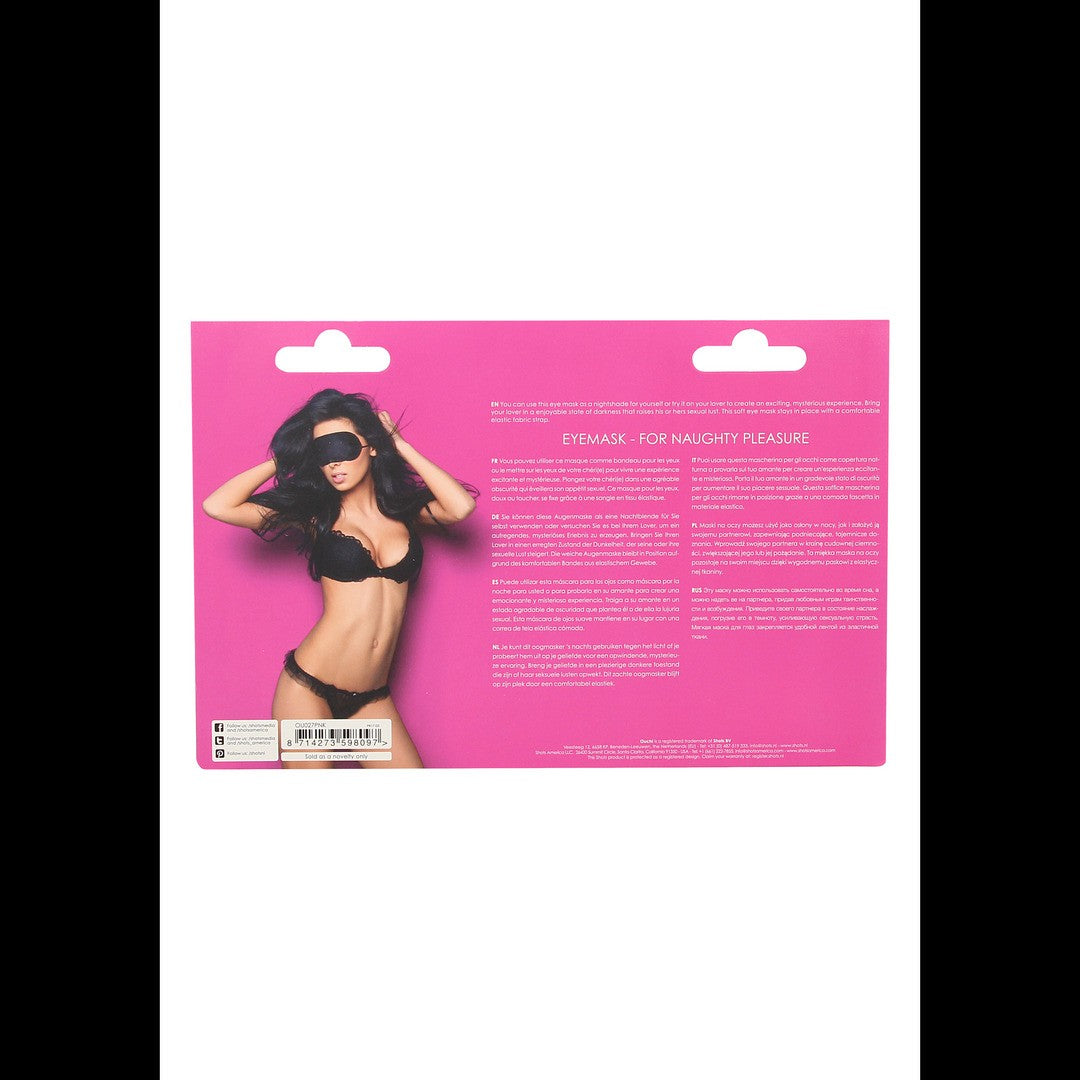 VENDA PARA OLHOS OUCH! ROSA - Lust Sexshop