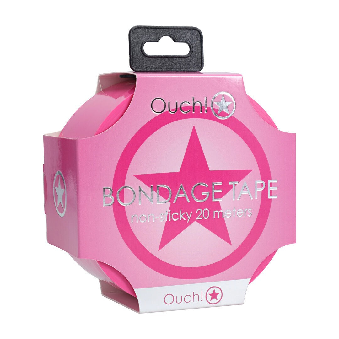 FITA BONDAGE PVC NON-STICK 20 M ROSA OUCH!