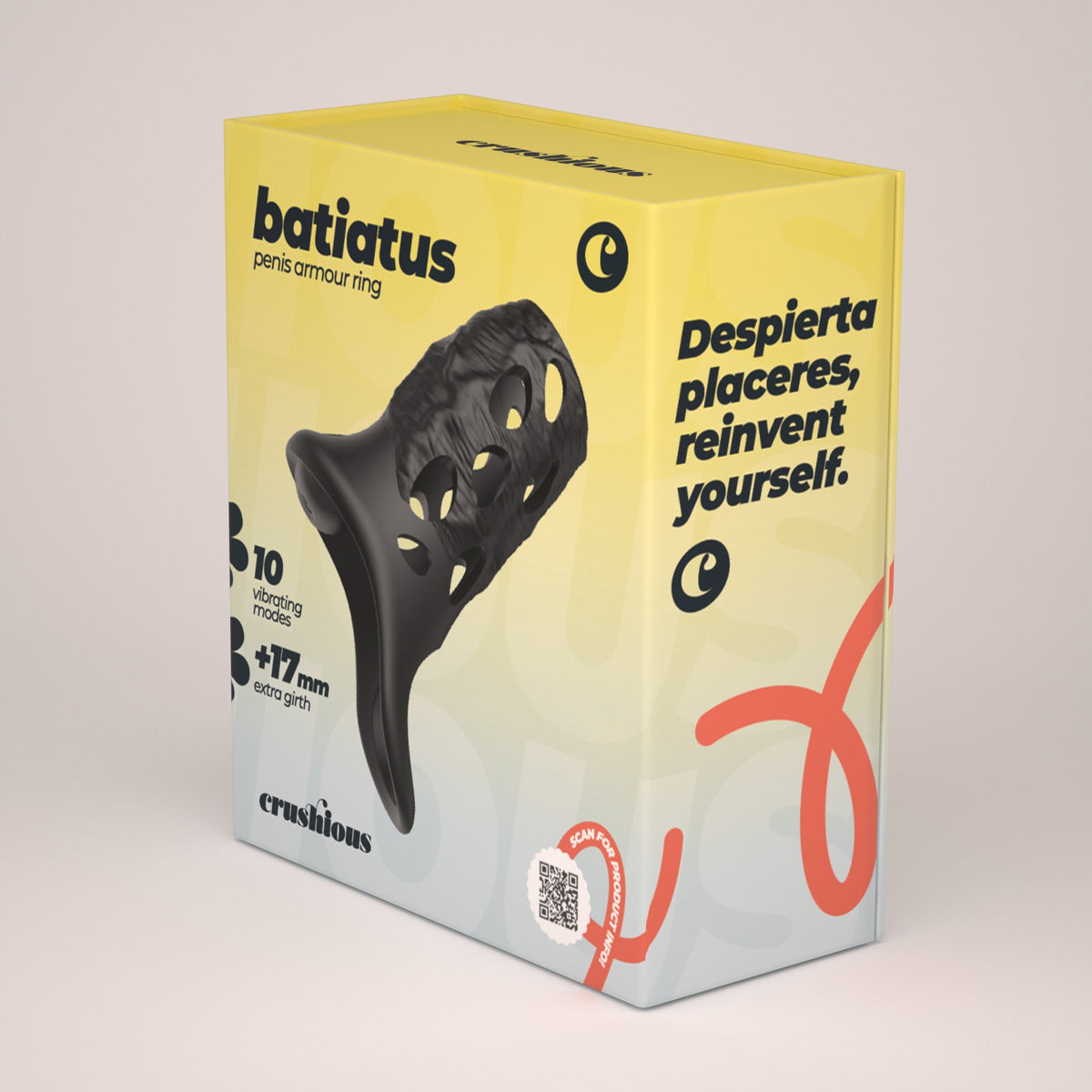 BATIATUS ANEL ARMADURA PARA O PÉNIS CRUSHIOUS - Lust Sexshop