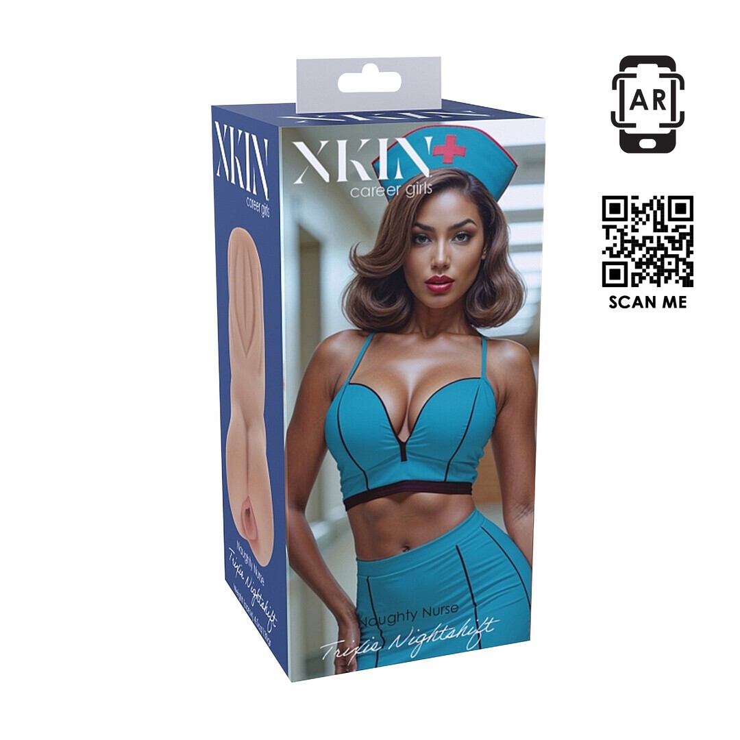 MASTURBADOR CARREER GIRLS NAUGHTY NURSE TRIXIE NIGHTSHIFT SMALL 130G TAN XKIN