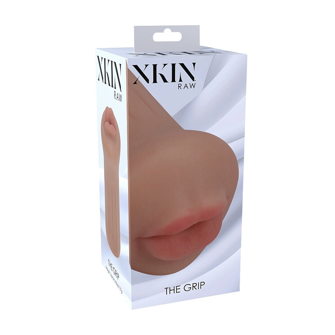 MASTURBADOR RAW THE GRIP SMALL 137G TAN XKIN