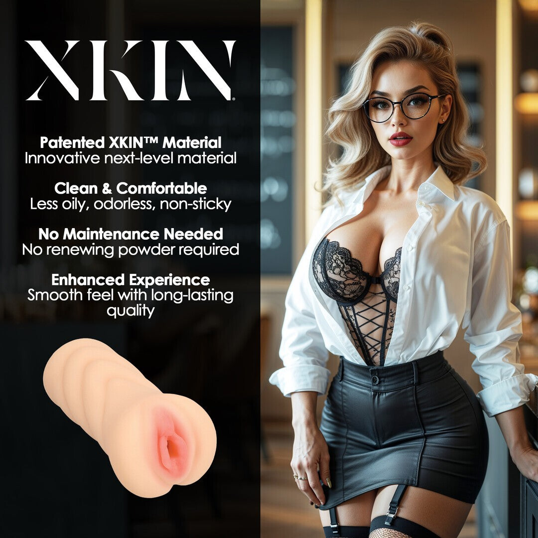 MASTURBADOR CARREER GIRLS TEMPTING TEACHER MS JENNY JAWLINE TPE MEDIUM 227G FLESH XKIN