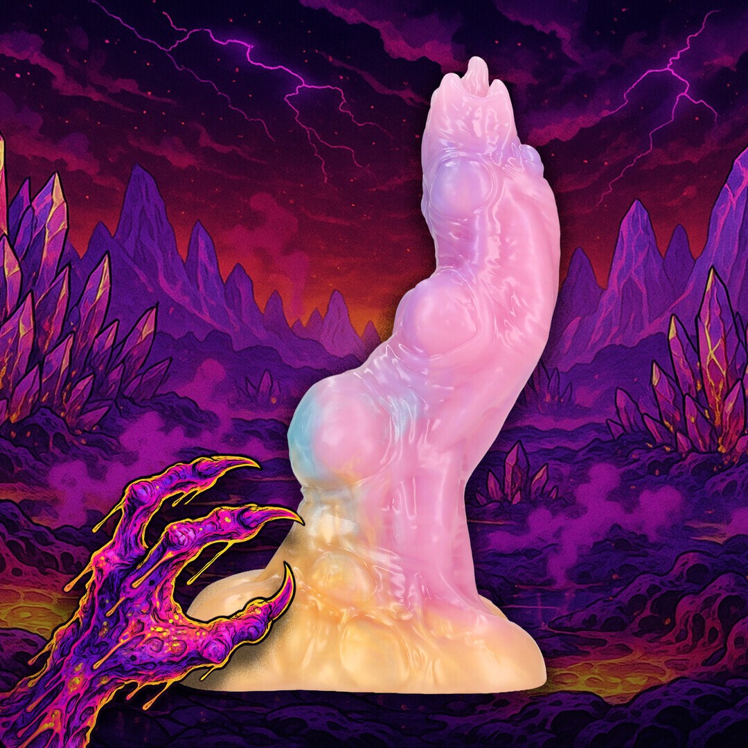 DILDO MONSTER EM SILICONA RAINBOW INVADER RAINBOW OUCH!