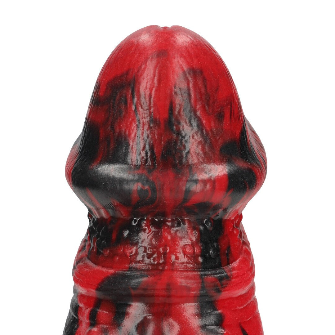 OUCH! DARK LYCAN SPAWN SILICONE DILDO RED/BLACK