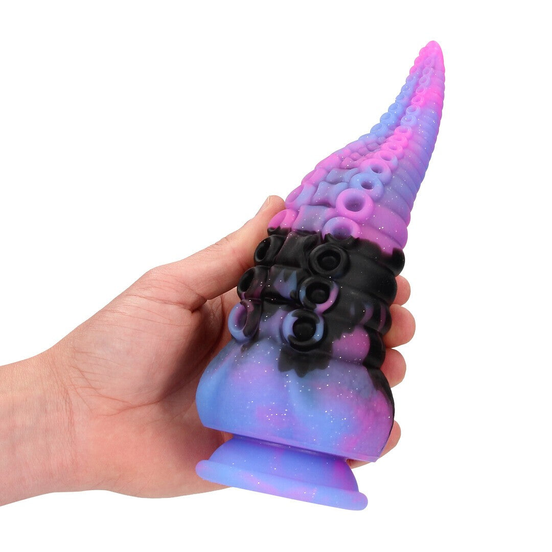 DILDO MONSTER DE SILICONA DEEP RISER MORADO ¡AY!