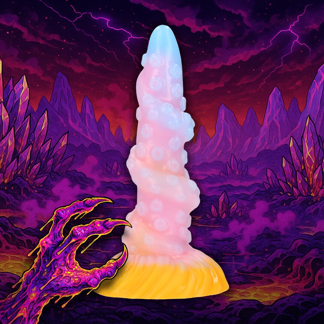 PLUG ANAL MONSTER DE SILICONA RAINBOW KRAKEN RAINBOW OUCH!