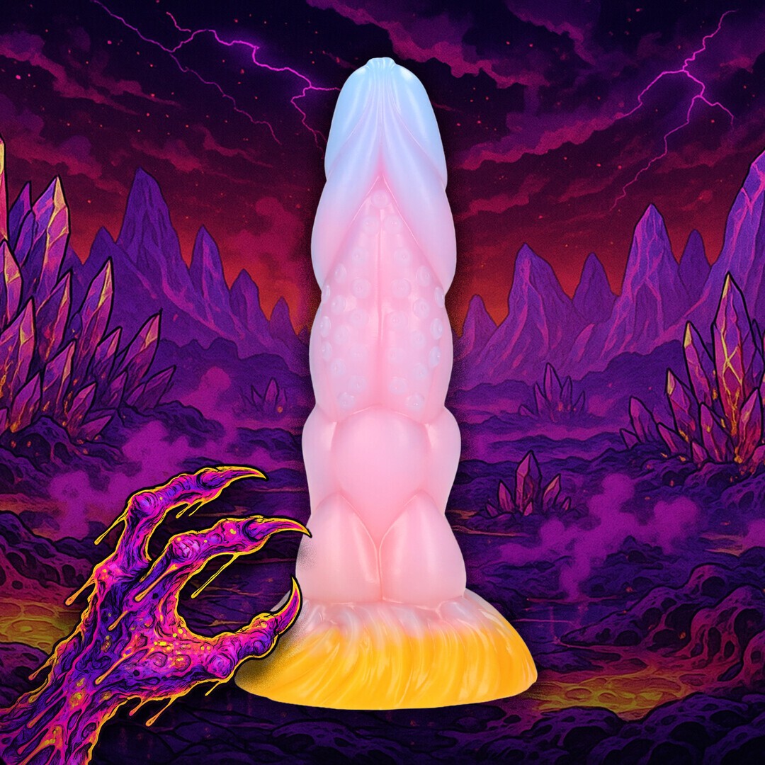 PLUG ANAL MONSTER DE SILICONA RAINBOW CANINE RAINBOW OUCH!
