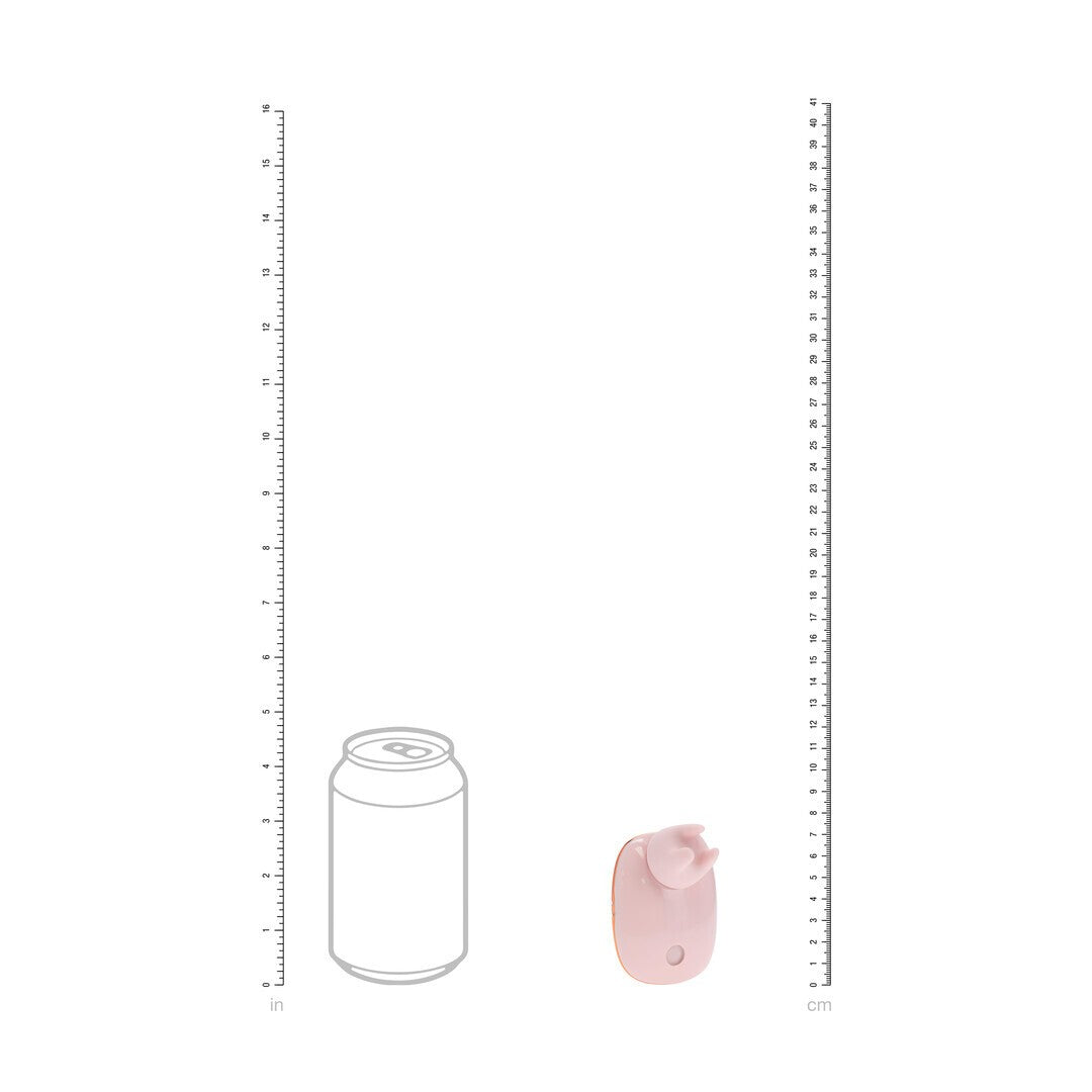 ESTIMULADOR AIRTAP COMPACTO COM ACESSÓRIOS DREAMSICLE ROSA LOVELINE