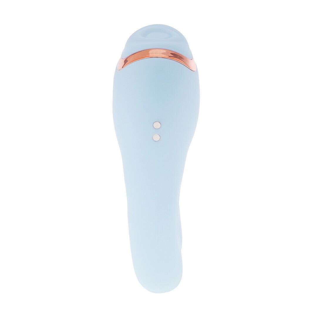 LOVELINE BONNIE DOUBLE-ENDED TAPPING VIBRATOR BLUE