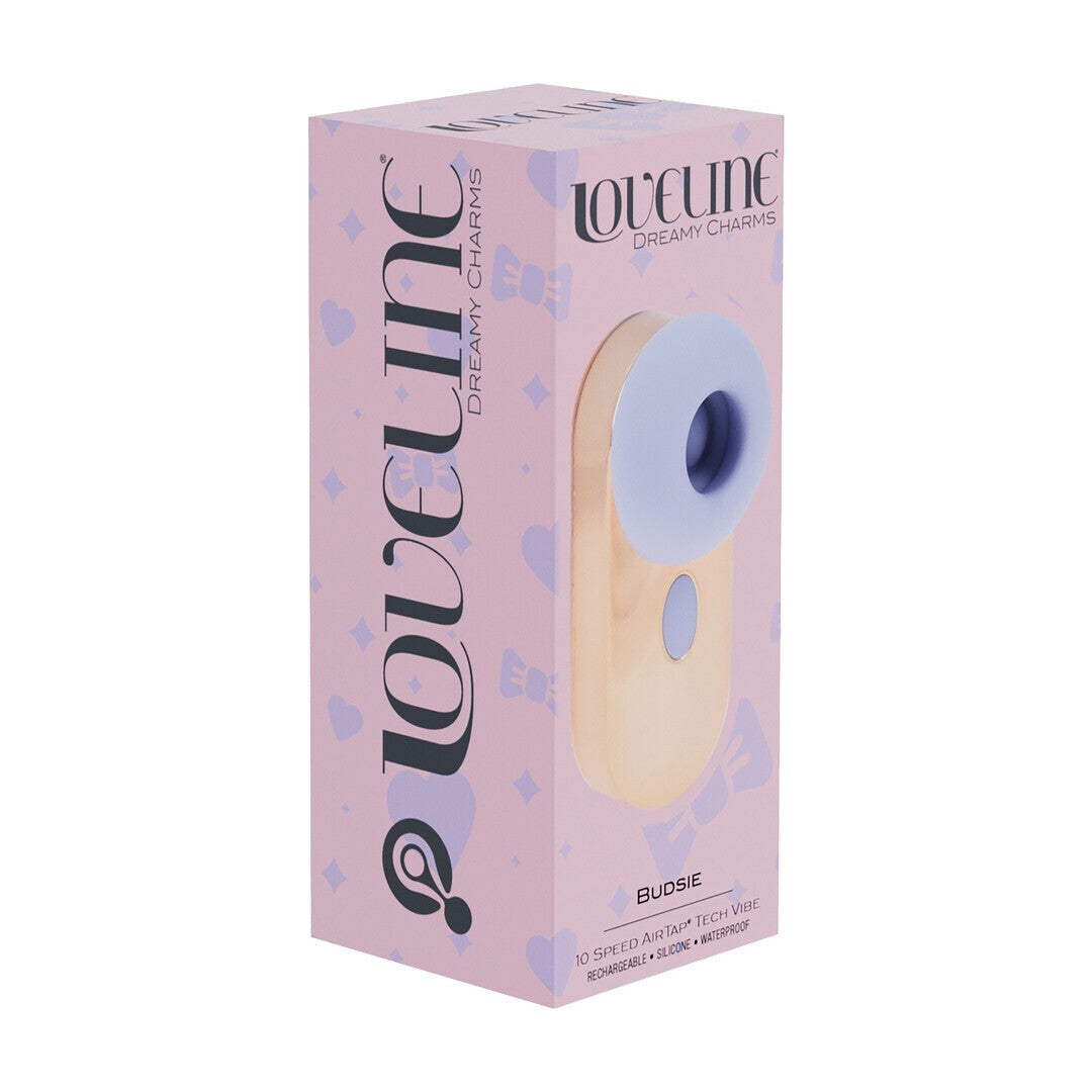 VIBRADOR AIRTAP BUDSIE EARBUD-SHAPED LAVENDER LOVELINE