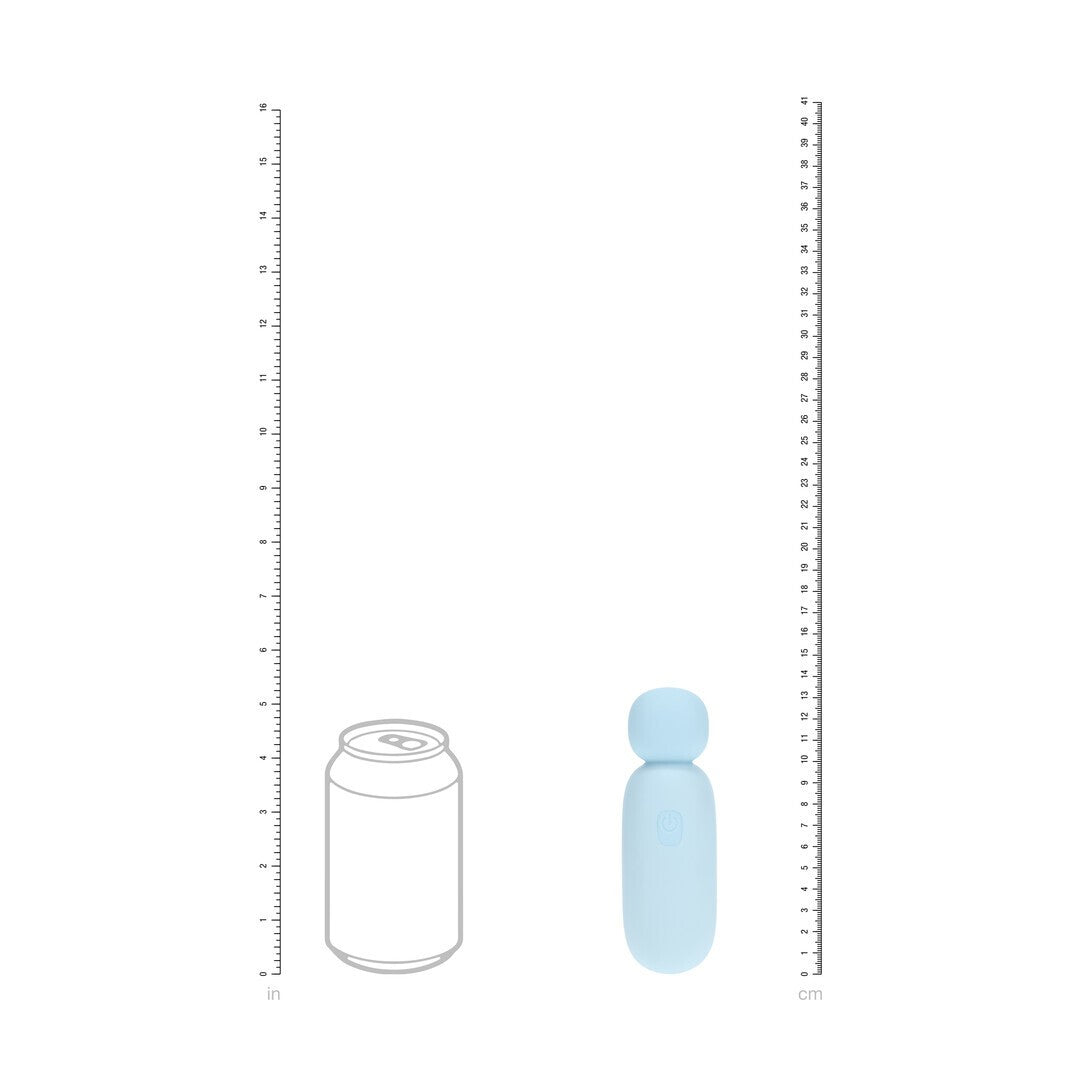 LOVELINE MOCHI MINI CHUNKY WAND VIBRATOR BLUE