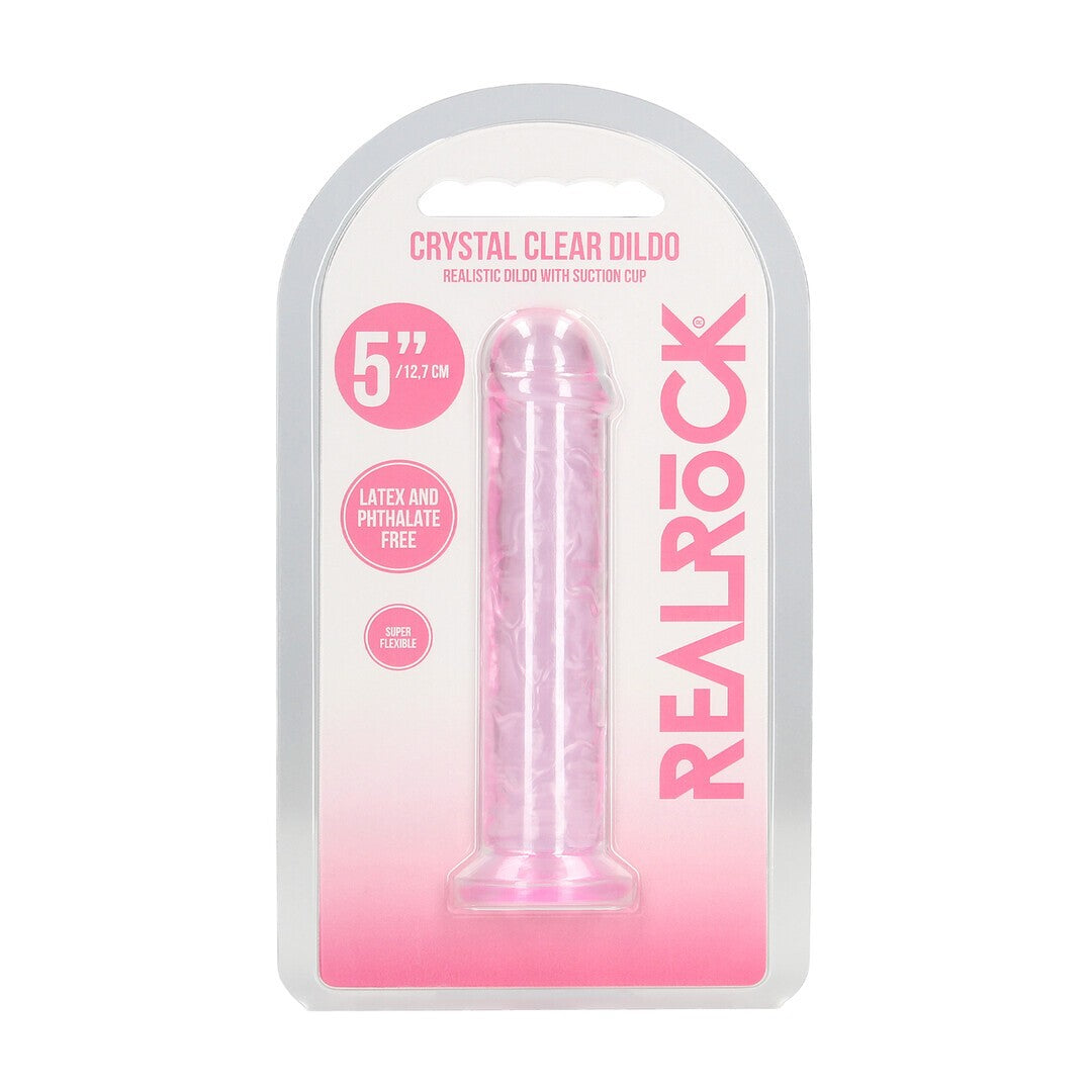 DILDO REALÍSTICO 5 /12.7 CM ROSA REALROCK