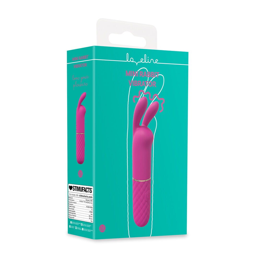 MINI VIBRADOR RABBIT ROSA LOVELINE