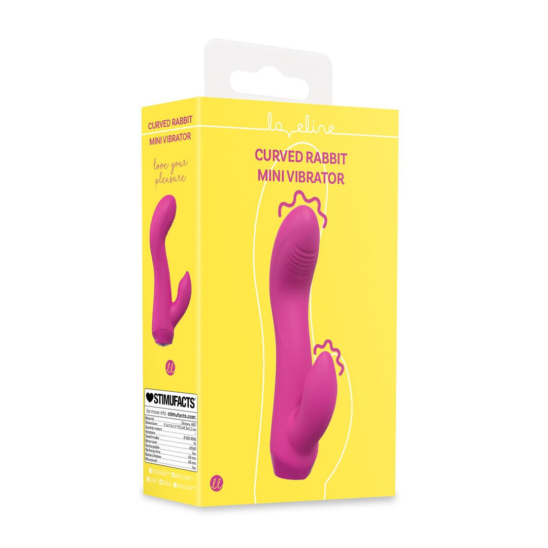 VIBRADOR MINI CURVED ROSA LOVELINE