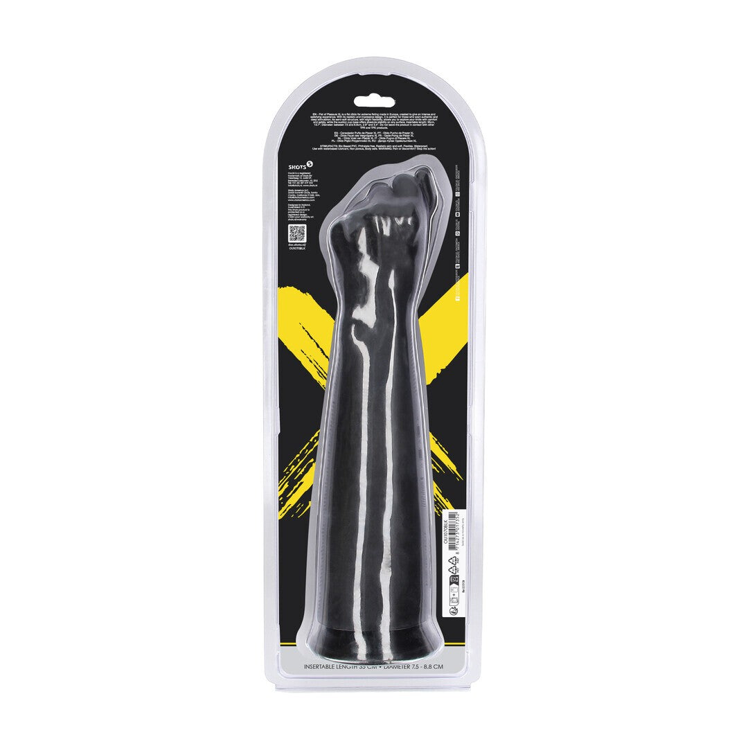 OUCH! FIST OF PLEASURE XL FIST DILDO 35 CM BLACK