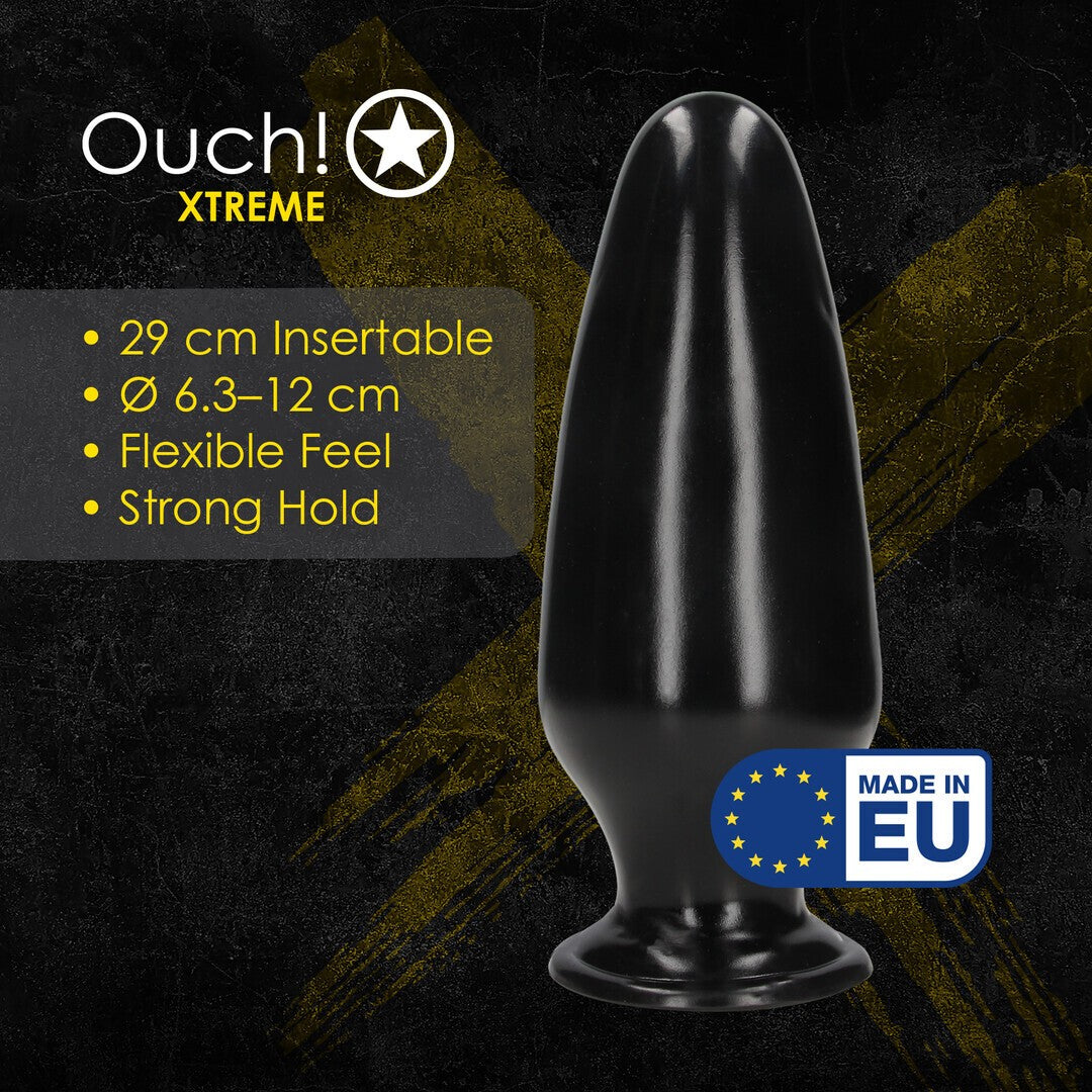 PLUG ANAL MEGA X 29 CM PRETO OUCH!