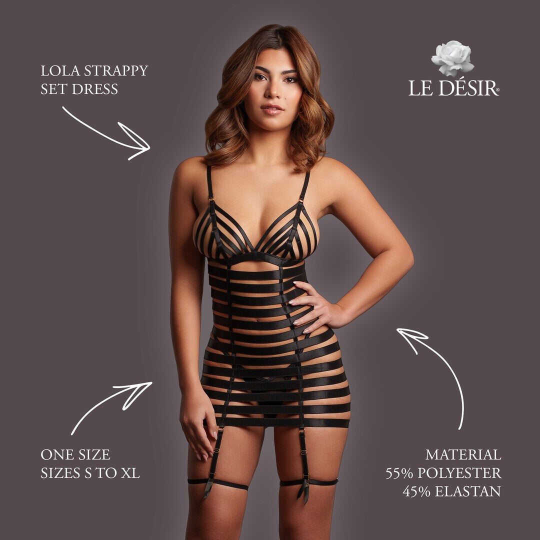 VESTIDO COM LIGUEIROS LOLA STRAPPY LE DÉSIR