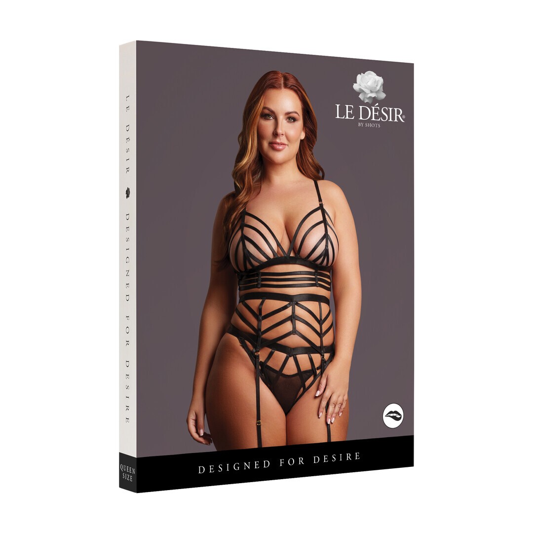 CONJUNTO DE 2 PEÇAS LOLA STRAPPY SET TAMANHO QUEEN LE DÉSIR