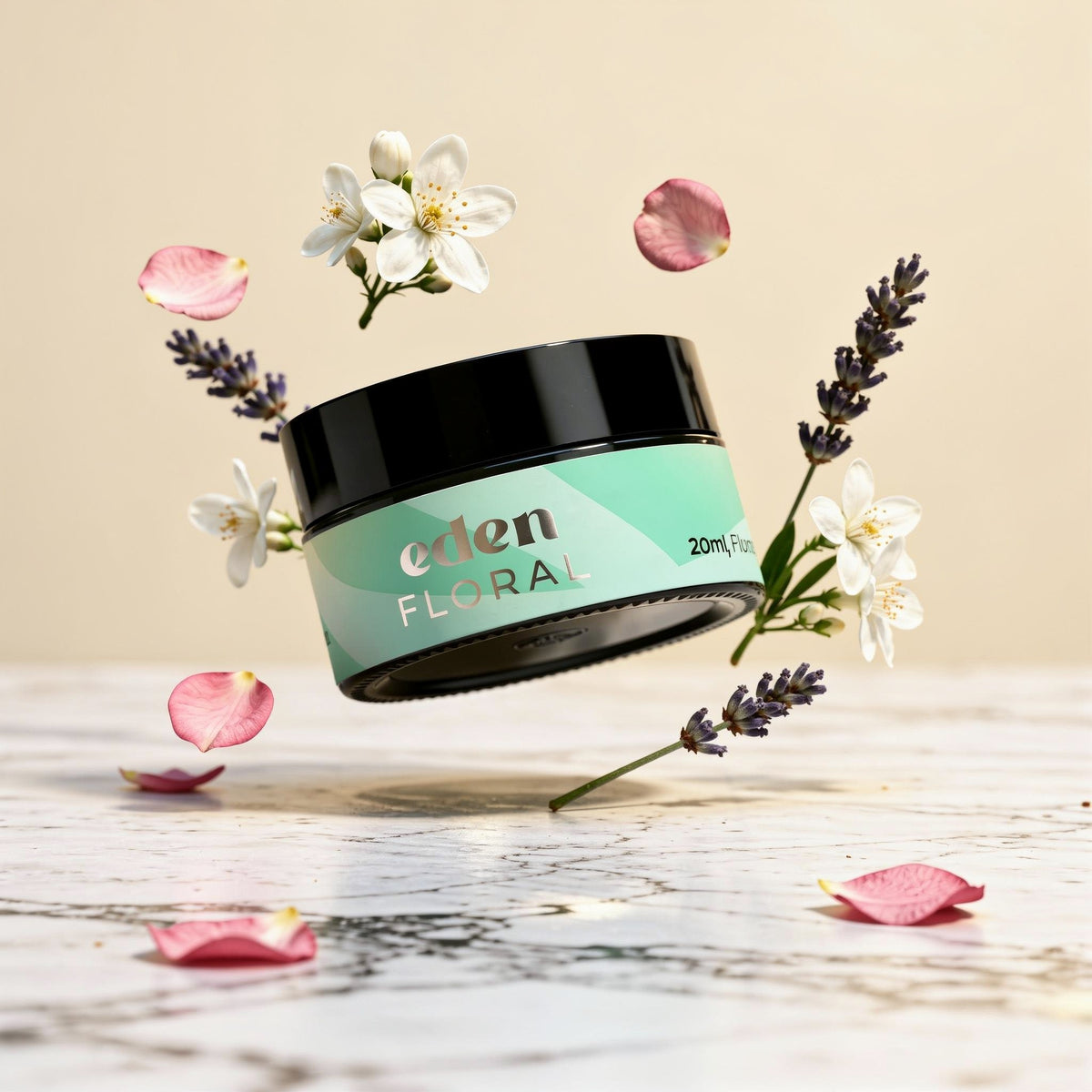 VELA DE MASAJE EDEN CON FEROMONAS Y AROMA FLORAL 20ML CRUSHIOUS
