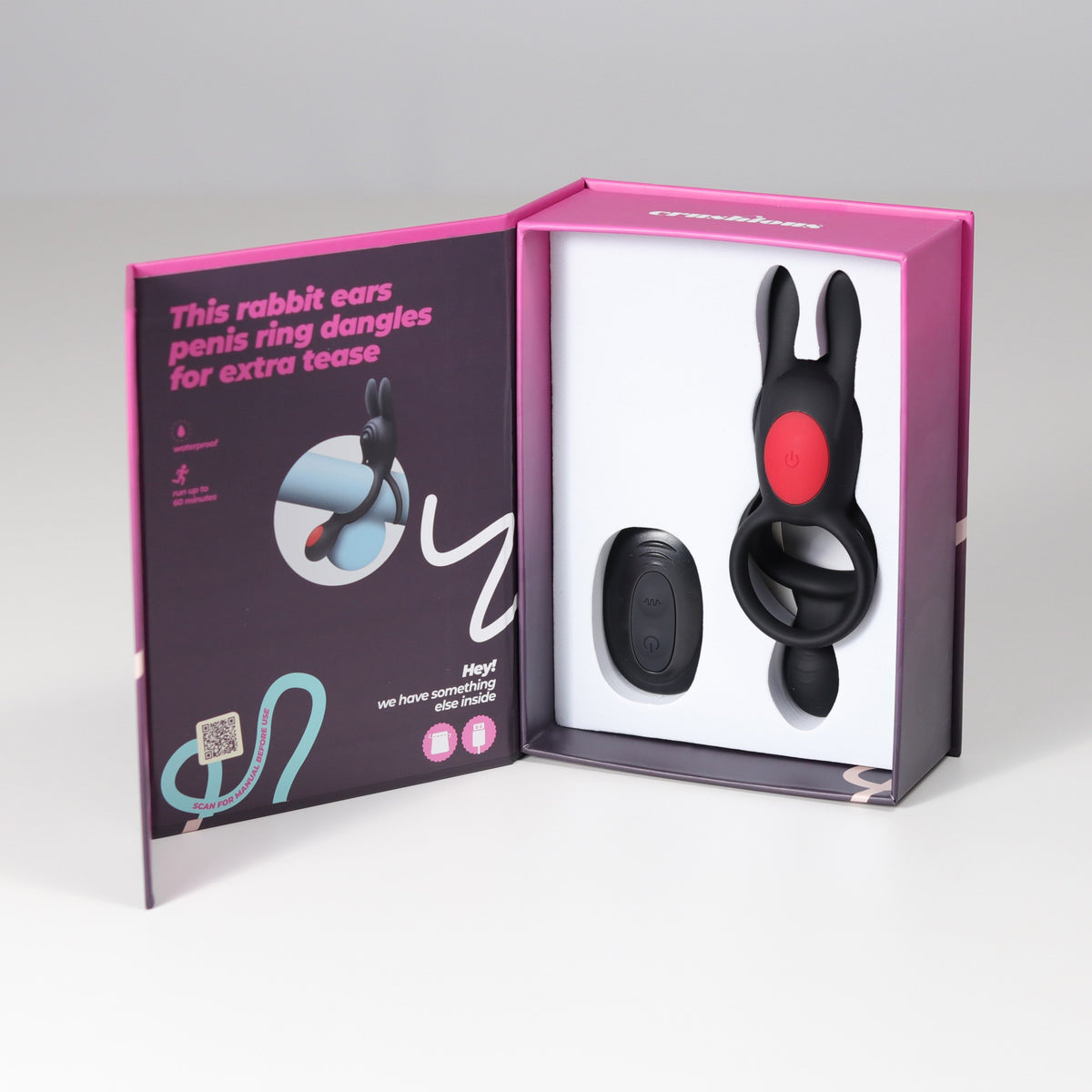 ANEL DUPLO VIBRATÓRIO COM COMANDO DINGO CRUSHIOUS - Lust Sexshop
