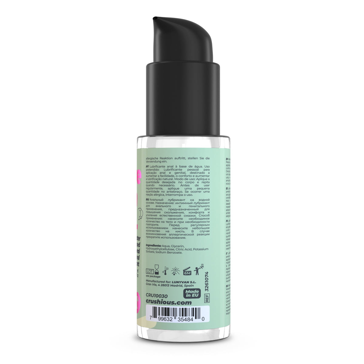 DOUCHE & GO DUCHE ANAL 90ML COM LUBRIFICANTE ANAL 50ML CRUSHIOUS