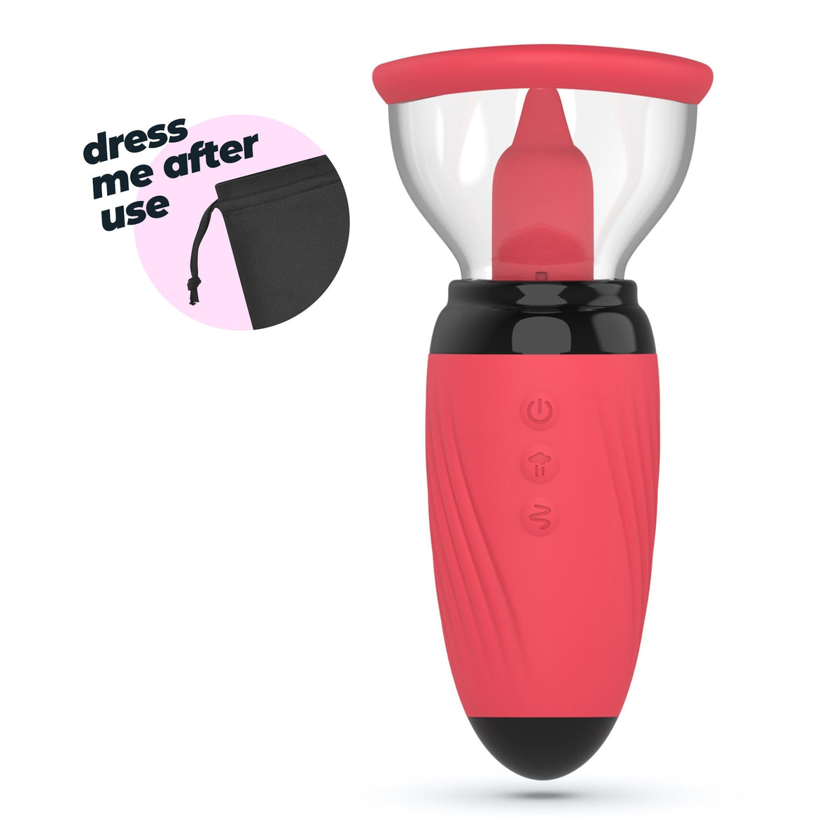 CRUSHIOUS SCARLET VULVA PUMP RECHARGEABLE STIMULATOR