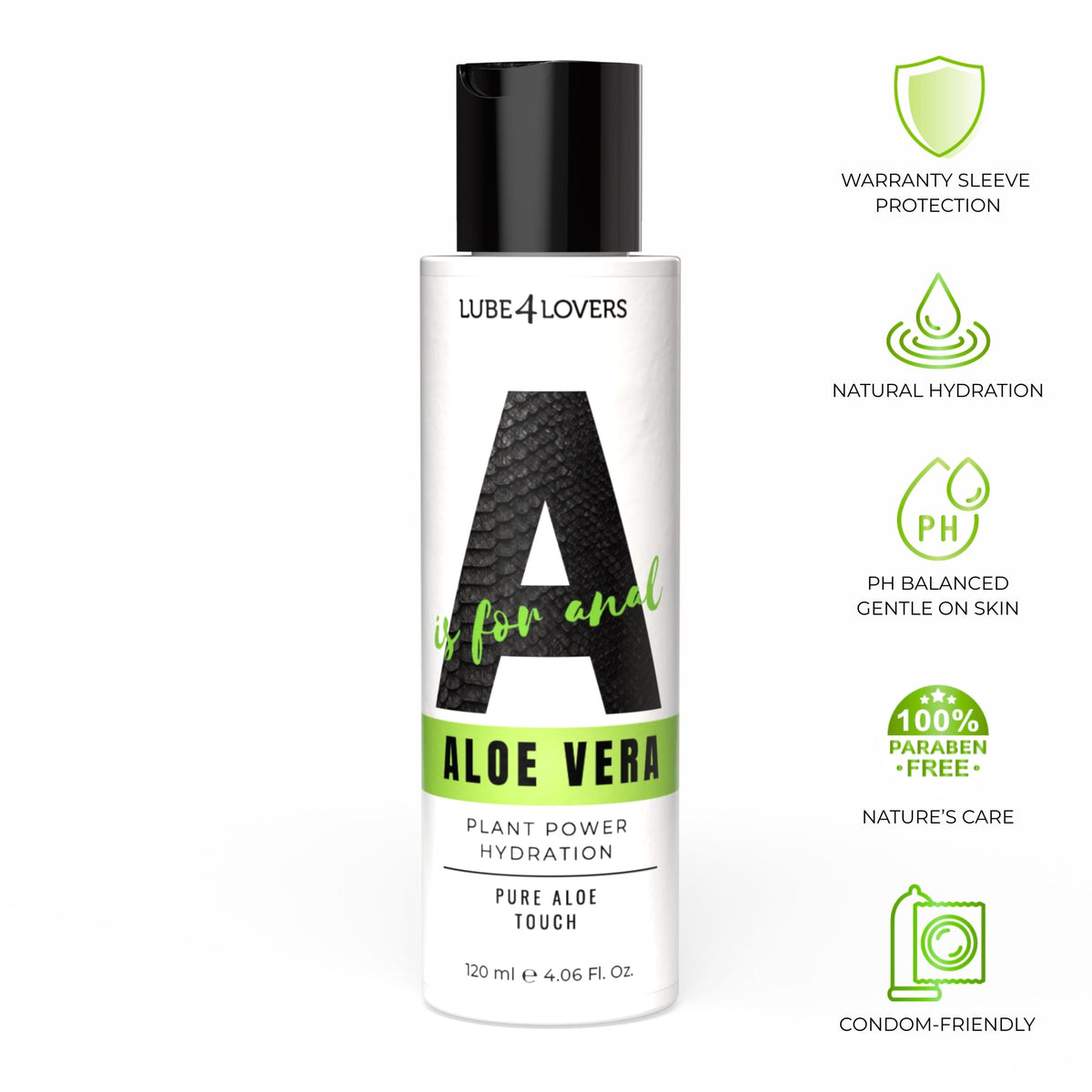 A IS FOR ALOE VERA LUBRIFICANTE ANALE