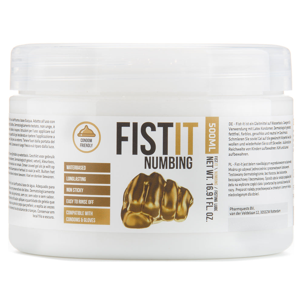 LUBRIFICANTE PARA FISTING FIST IT NUMBING 500ML - Lust Sexshop