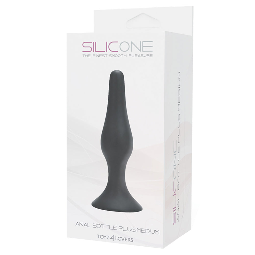 PLUG ANAL BOTTLE PLUG PRETO MEDIUM - Lust Sexshop