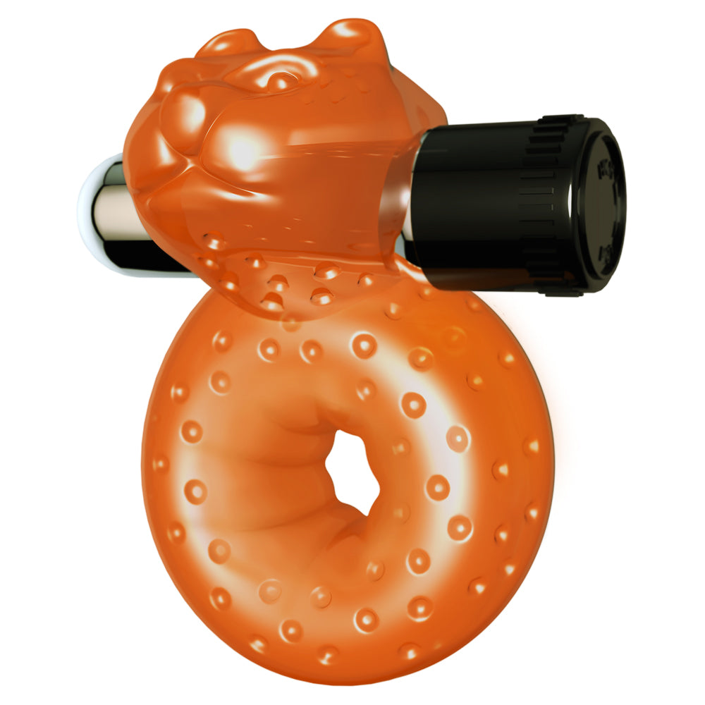 ANEL PARA O PÉNIS COM VIBRAÇÃO SEX PLEASE! MOROZKO LARANJA - Lust Sexshop