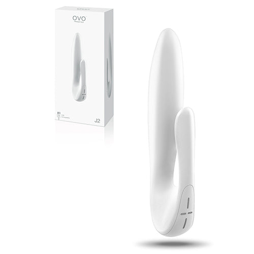 VIBRADOR RECARREGÁVEL J2 OVO BRANCO - Lust Sexshop