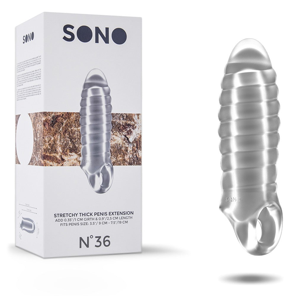 MANGA COM EXTENSÃO PARA O PÉNIS SONO Nº36 TRANSPARENTE - Lust Sexshop