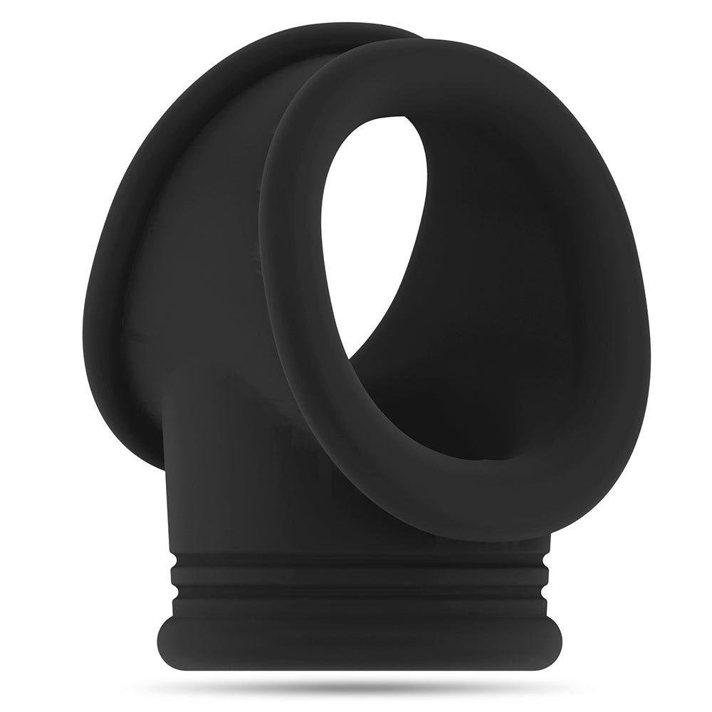 ANEL PARA O PÉNIS COM ALÇA PARA TESTÍCULOS SONO Nº48 PRETO - Lust Sexshop
